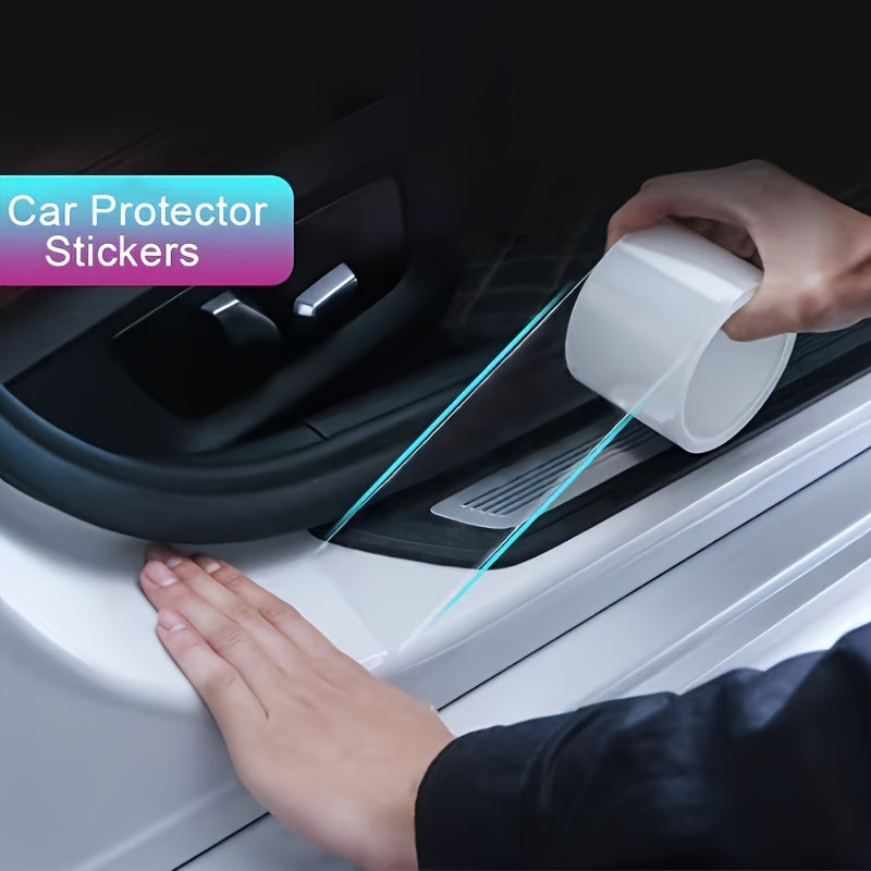 Car Door Protector Stickers for Anti-Scratch Protection Vinyl Car Sill Strip Bumper Tape