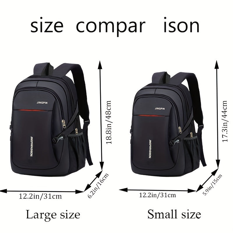 Canvas Backpack for Men and Women Large Capacity Korean Style with Computer Compartment