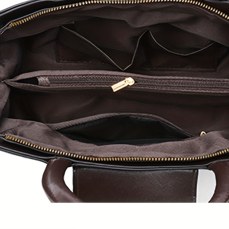 Women's Animal Print Crossbody Bag with Large Capacity and Adjustable Strap