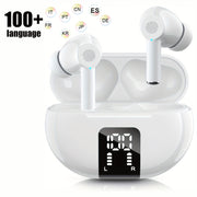 Wireless Earbuds with Real-Time Language Translation Support 150 Languages for Travel and Business