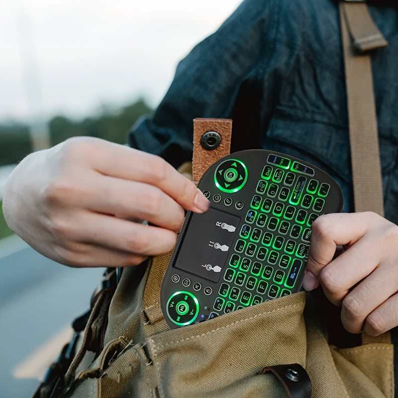 Mini Wireless Keyboard with Touchpad Backlit 2.4G for Android TV Smart TV PS3