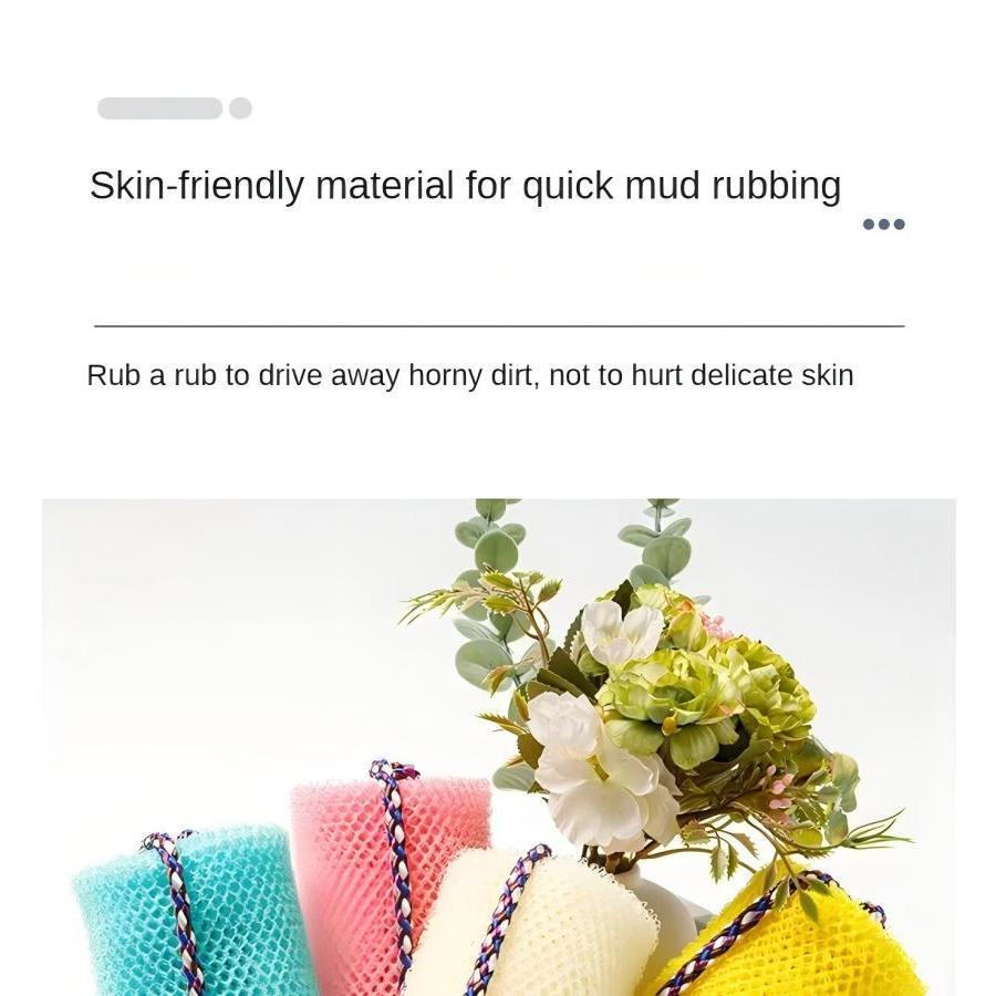 African Nylon Exfoliating Bath Towel for Dead Skin Removal Quick-Dry Lightweight Travel Bathroom