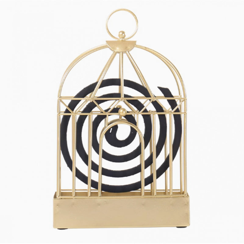 Mosquito Incense Holder Metal Hanging Bird Cage Outdoor Indoor Declaeration