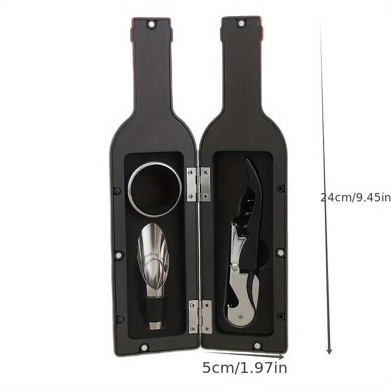 Set of 5 Aluminum Alloy Steel Wine Tools for Home Kitchen and Dining