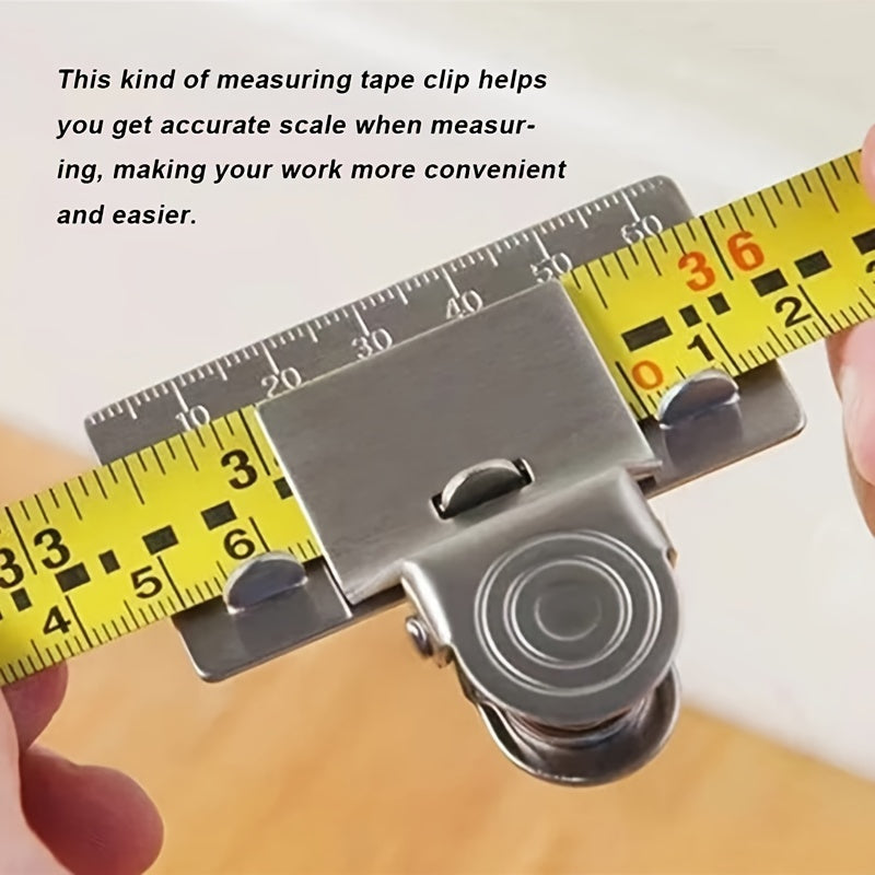 Metal Measuring Tape Clip Holder for Woodworking Marking and Scribing