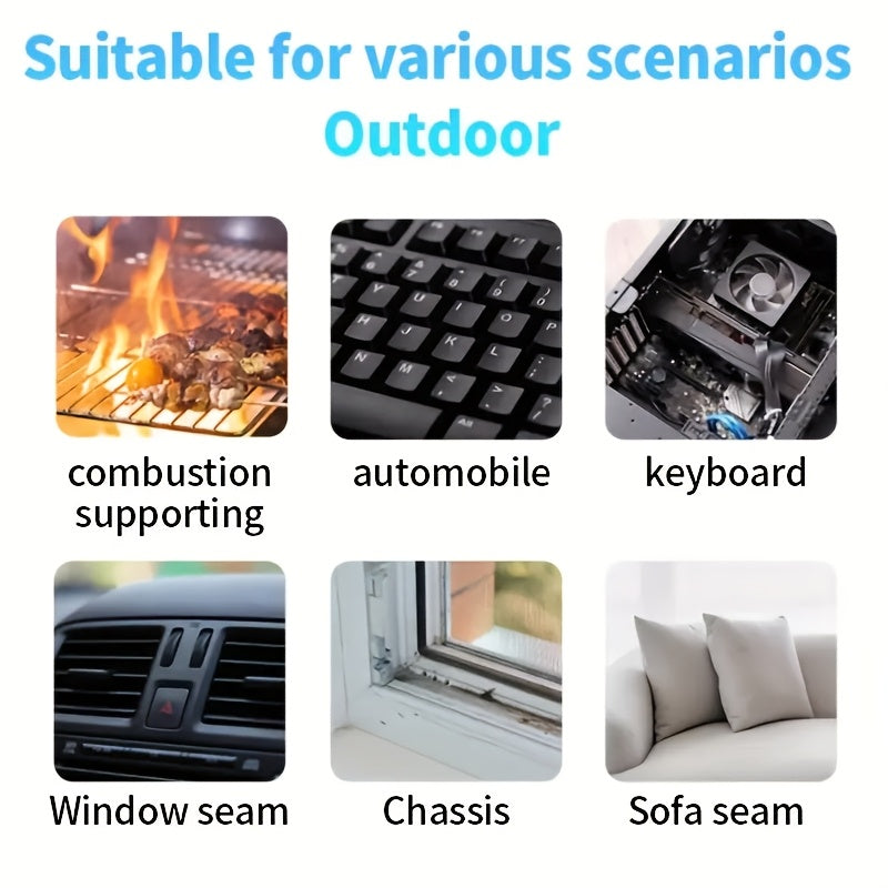 Mini soplador de aire inalámbrico de 13000 RPM, recargable por USB, portátil para limpieza de polvo