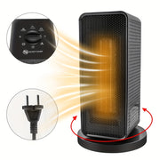 Portable Square PTC Heater 1200W Oscillating Overheat Protection for Home