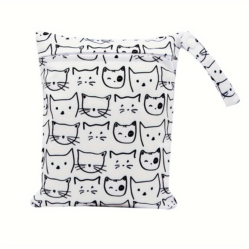 Мультяшная водонепроницаемая сумка из полиэстера для пляжа, плавания, макияжа, туалетных принадлежностей, смешанных цветов