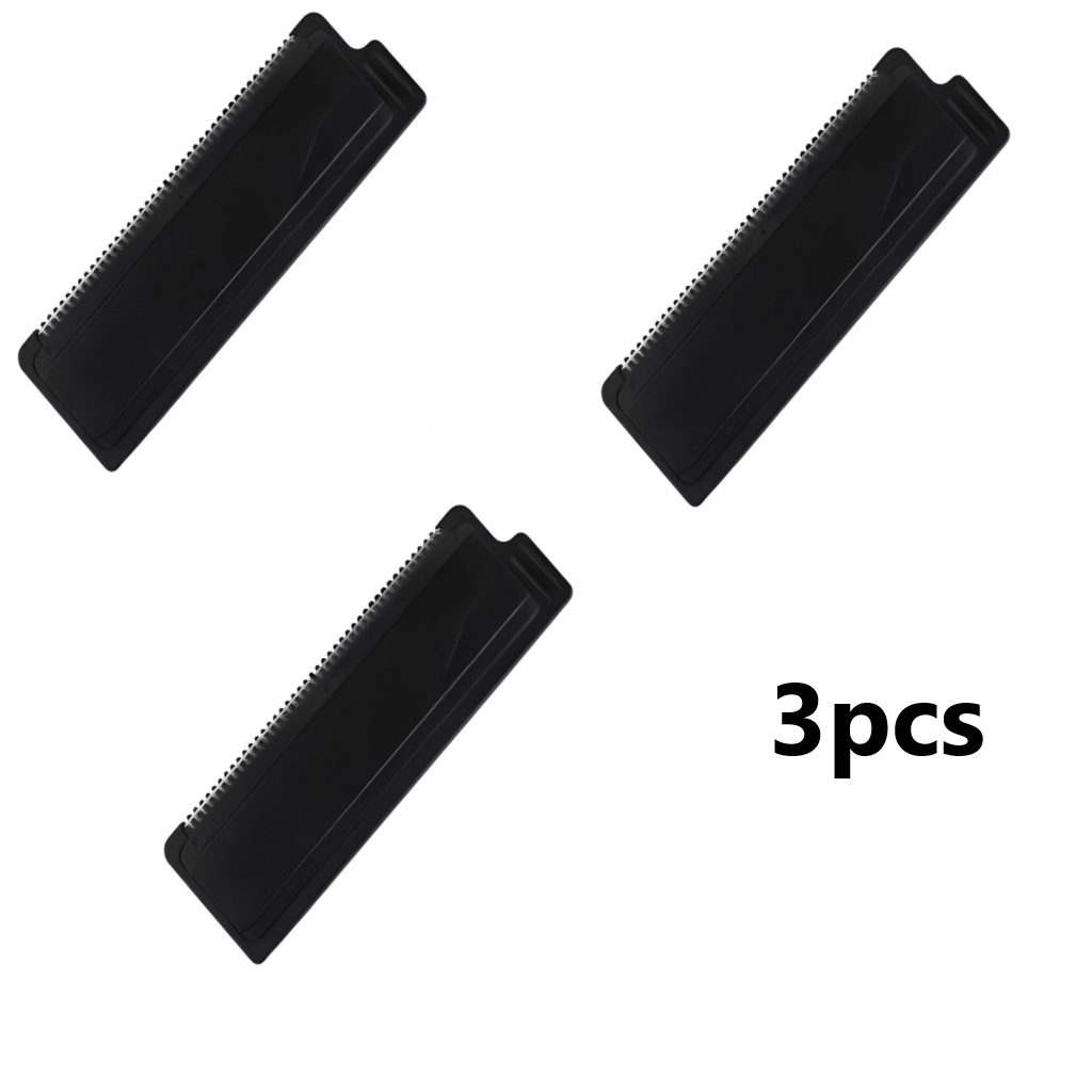 Afeitadora de espalda para hombres, afeitadora corporal plegable con 3 cabezales, impermeable y ergonómica