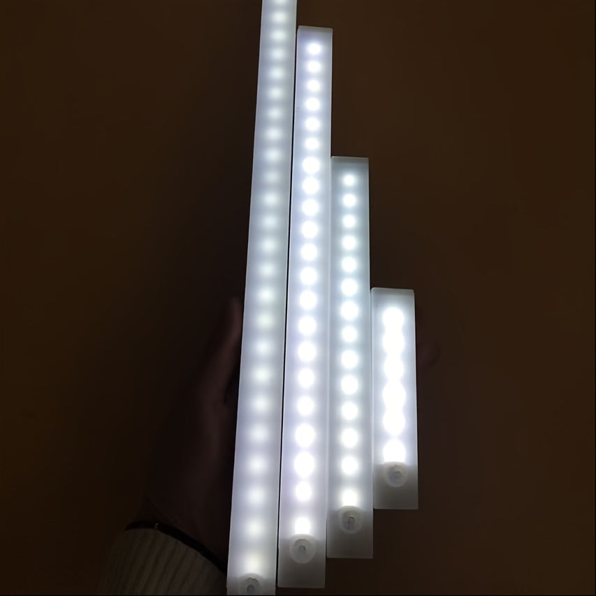 Rechargeable Motion Sensor Cabinet Light with Magnetic Wall Mount Push Button USB Powered