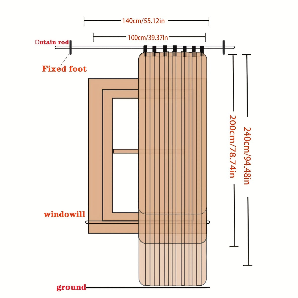 Sunflower Printed Sheer Curtain with Flower Design for Bedroom Living Room Office