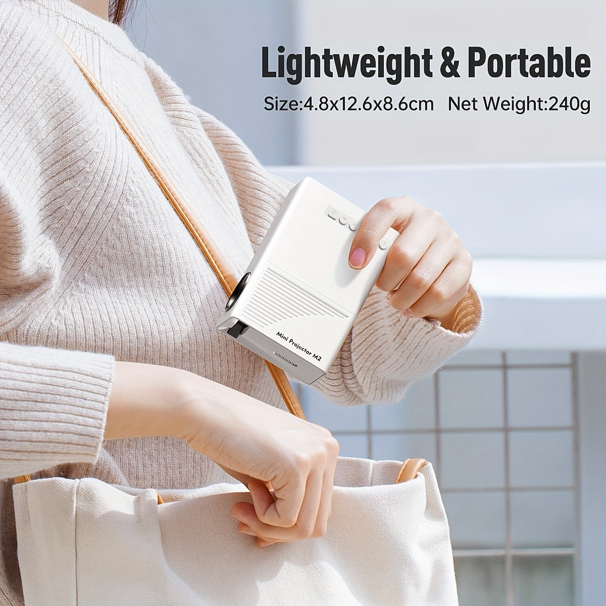 Home Mini HD Projector for Smartphones USB SD AV Brightness High Lumens