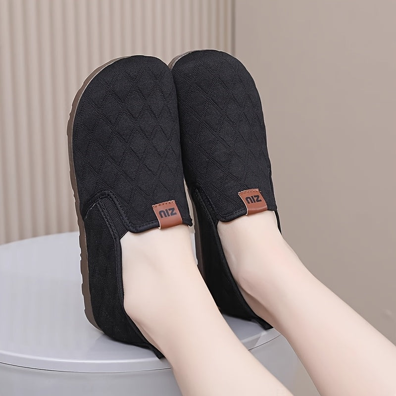 Zapatos casuales transpirable para mujer con suela suave para uso en exteriores