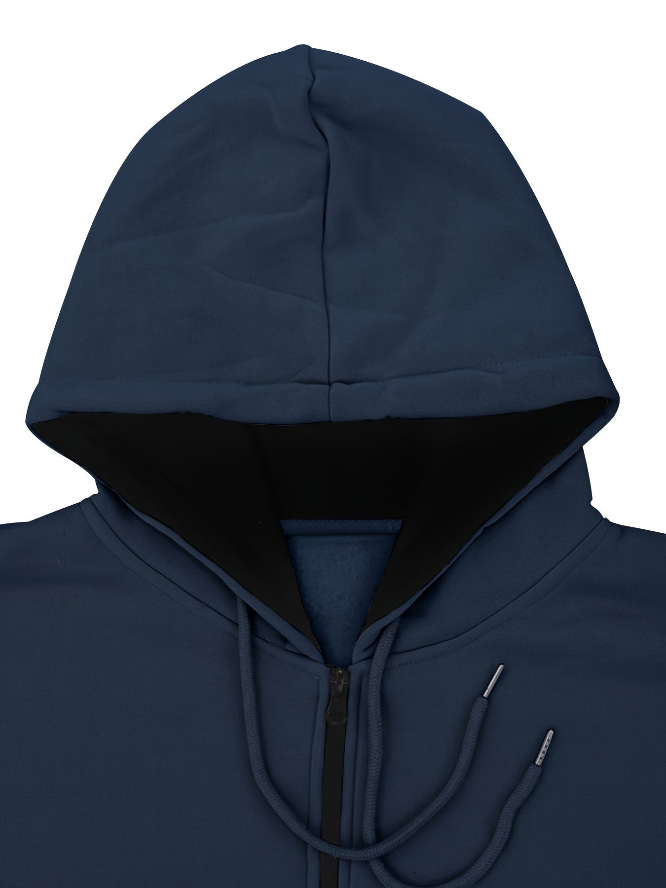 Men's Solid Color Hoodie and Sweatpants Set Casual Sportswear for Adults