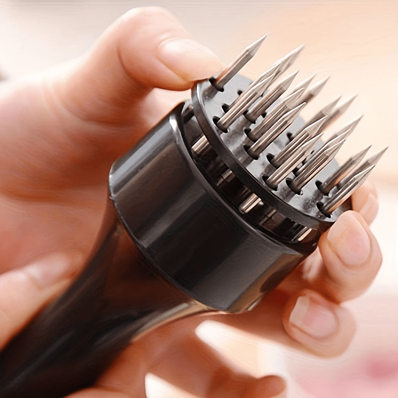 Stainless Steel Meat Tenderizer Tool for Camping and Home Kitchens