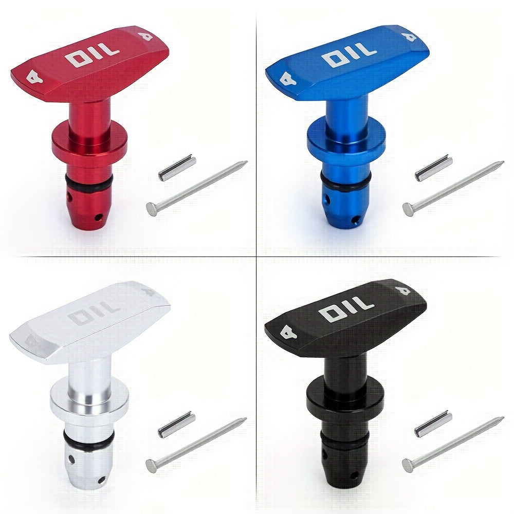 Mango de extracción de varilla de aceite de coche universal de aluminio para coche, pieza de repuesto para motor