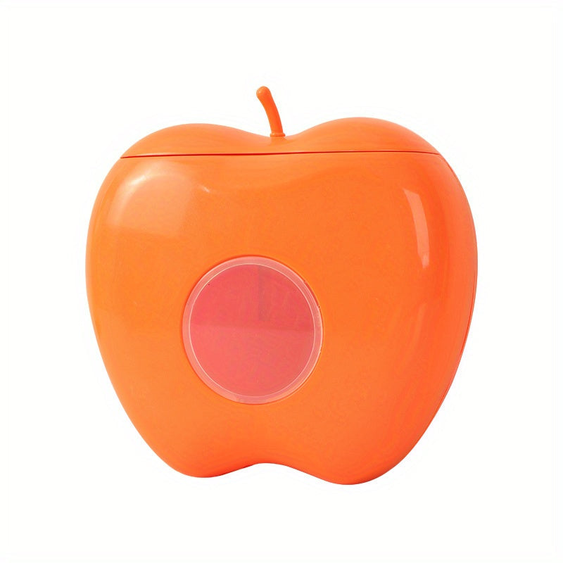 "Olma shaklidagi plastik qadoqlash qutisi devor uchun, chiqariladigan oziq-ovqat qadoqlash sumkasi, hammom uchun dush qopqog'i saqlash, oshxona aksessuarlari - 1 dona"