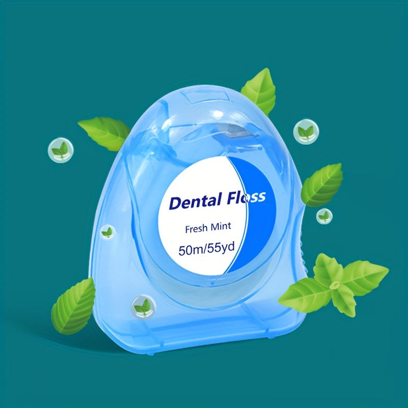 Dental Floss Roll Set for Teeth Gaps Oral Care Supplies, Mint Flavor
