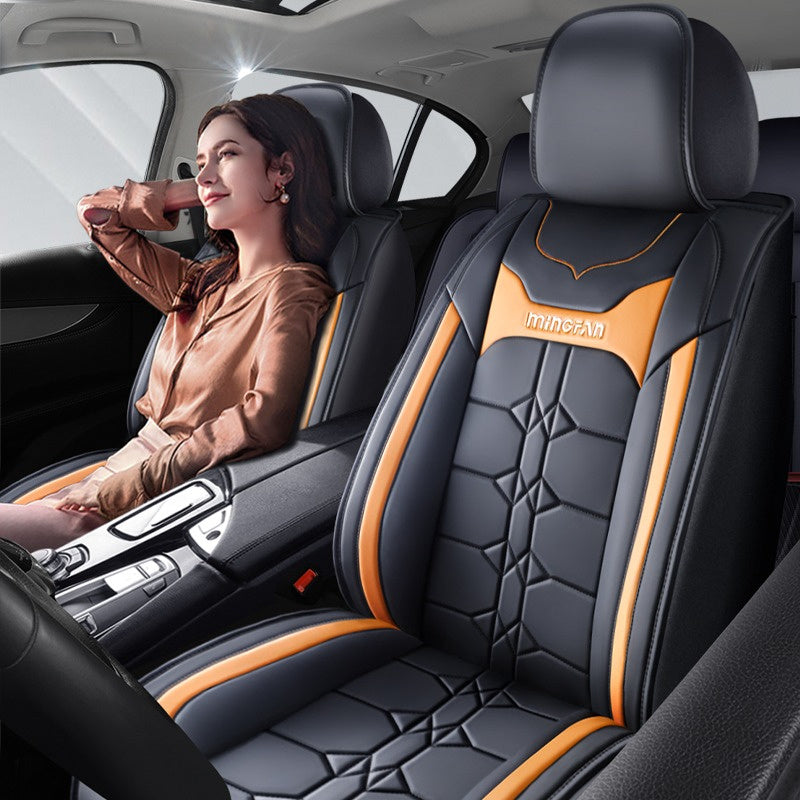 Universal Full Cover Seat Protector for SUVs Black Waterproof Durable