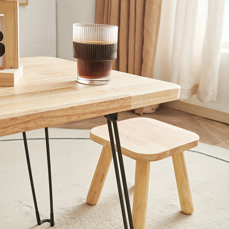 Barcha Qattiq Yog'och Poyabzal O'zgartirish Stuli Kichik Qalampir Rangida, Yashash Xonasi, Kirish, Hammom, Yotoqxona yoki Oshxona uchun Mukammal