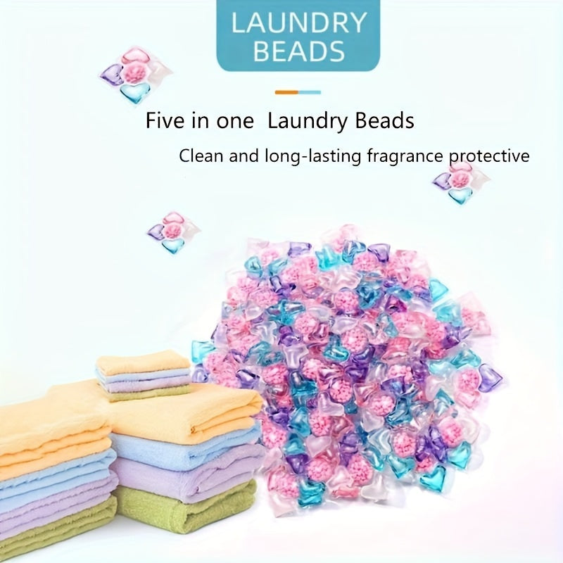 5-in-1 Laundry Pods with Long-Lasting Fragrance and Softening Formaldehyde-Free