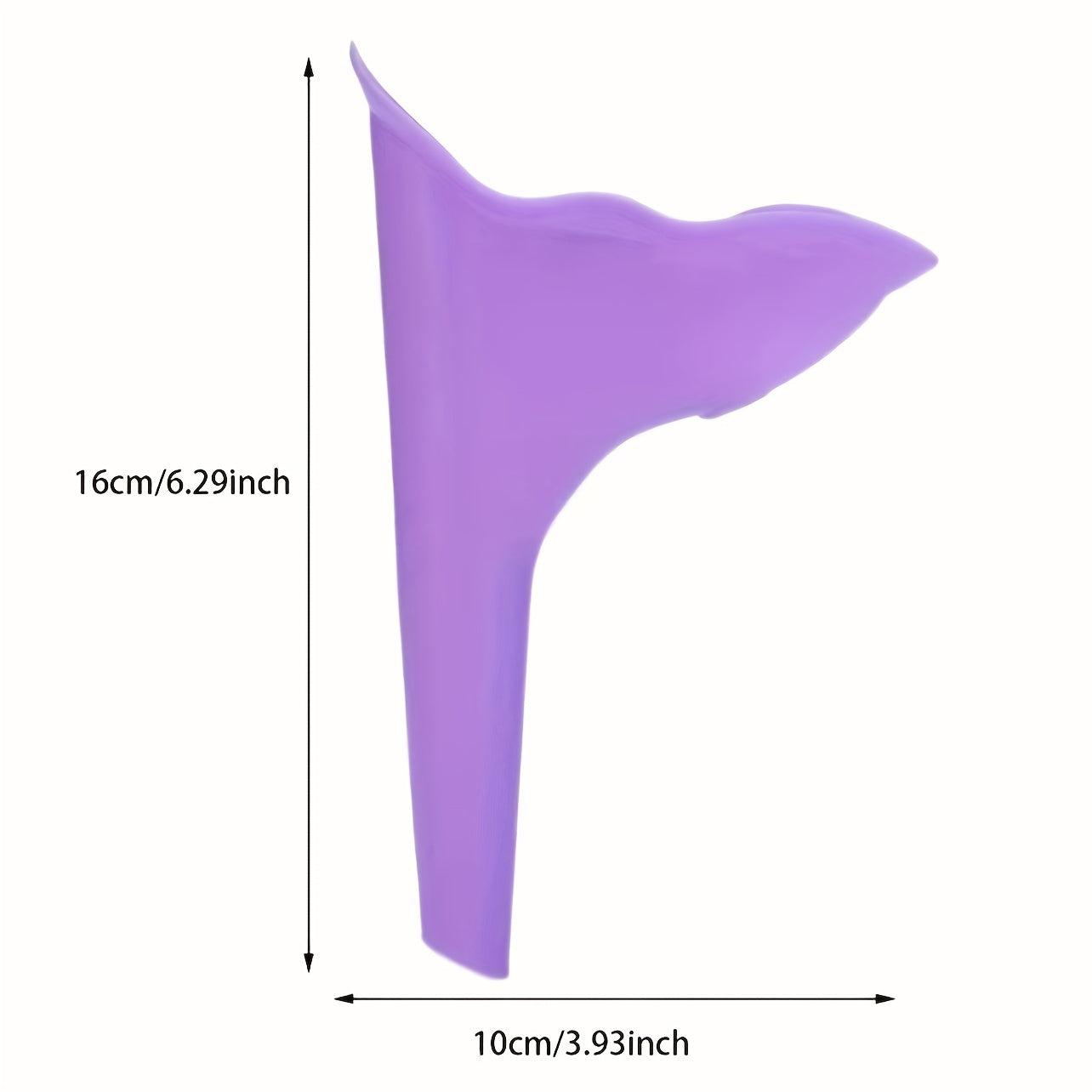 Women's Portable Emergency Urinal Purple Stand-Up Pee Device for Camping