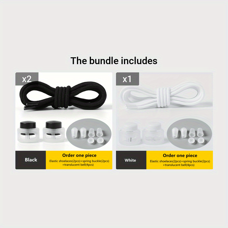 Adult Spandex Elastic Shoelaces Lazy Tie-Free Sneakers 100cm