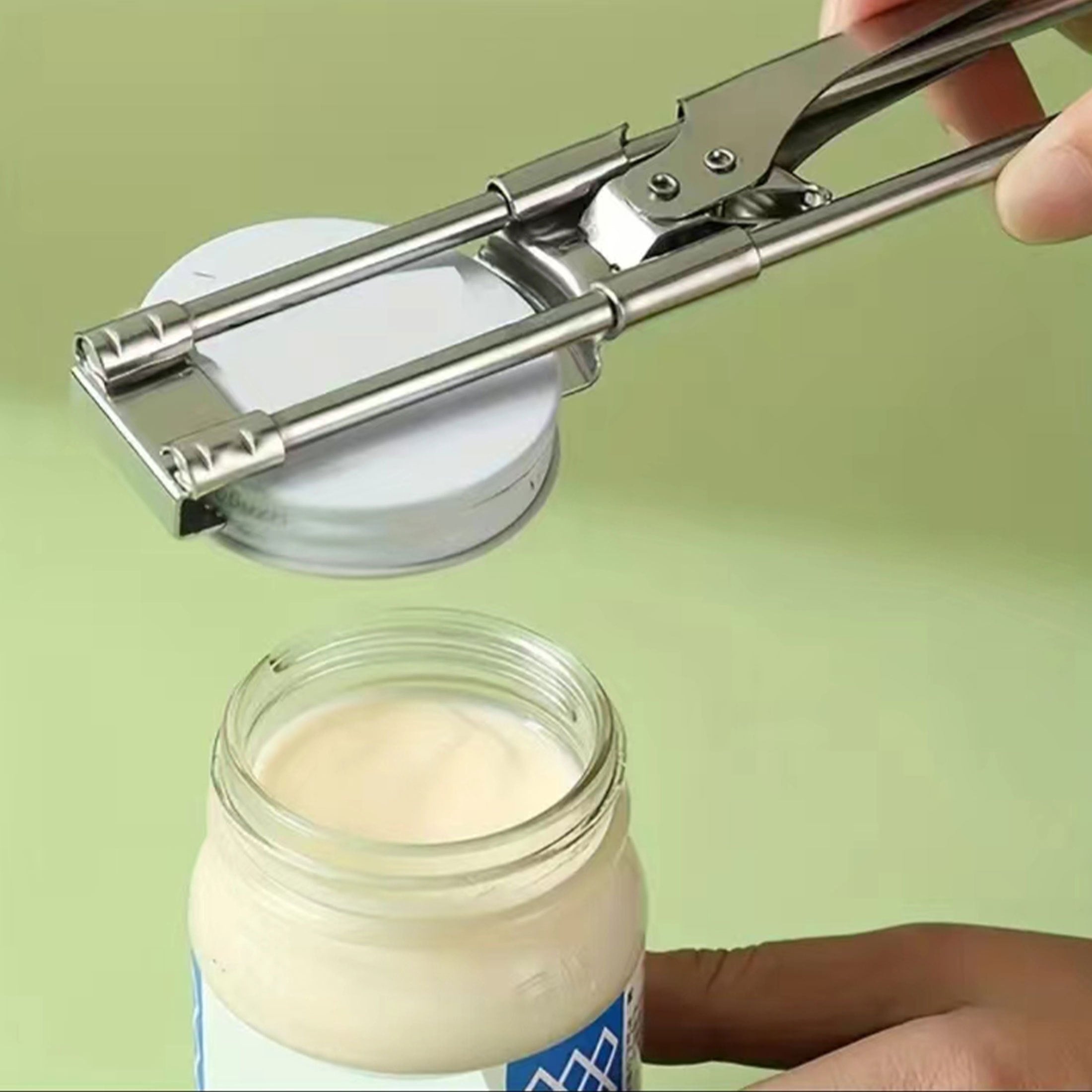 Multifunctional Manual Lid Gripper and Jar Opener Stainless Steel Kitchen Tool