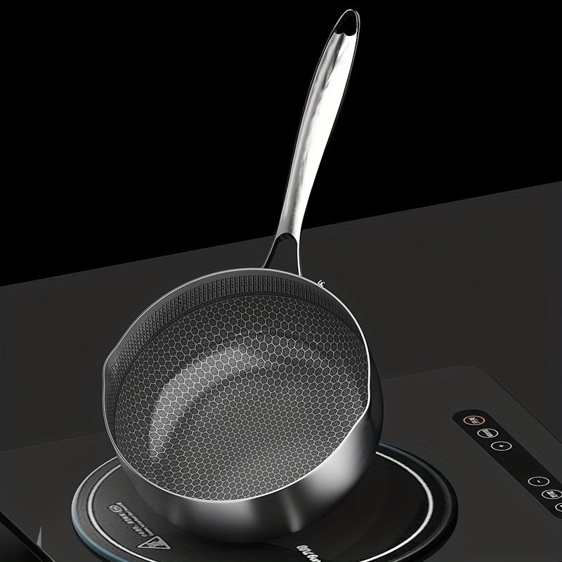 Stainless Steel Saucepan No Coating Dishwasher Safe for Noodles and Kids Meals