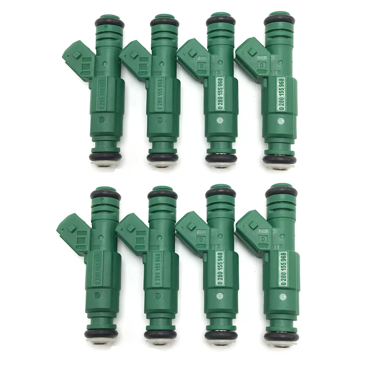 8pcs Fuel Injectors For V8 Cars 440cc 19.05 KG/Hr 4 Holes Replacement
