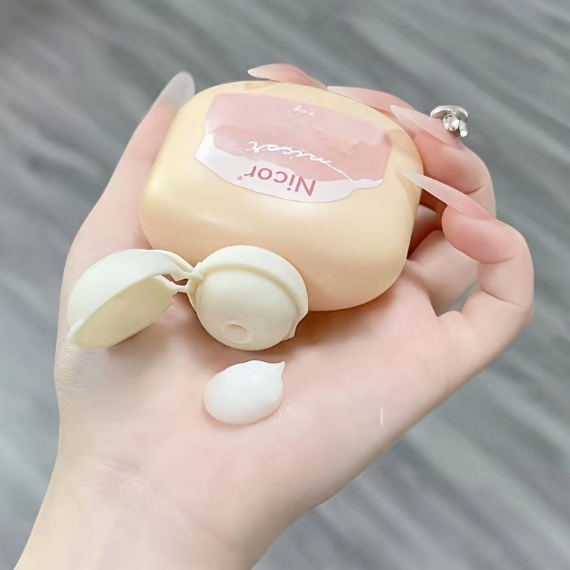 Portable Hand Cream with Plant-Based Hyaluronic Acid and Squalane for Dry Hands