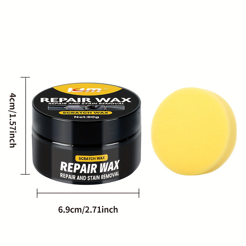 Car Scratch Repair Wax 80g Paint Polishing Glaze for All Vehicles