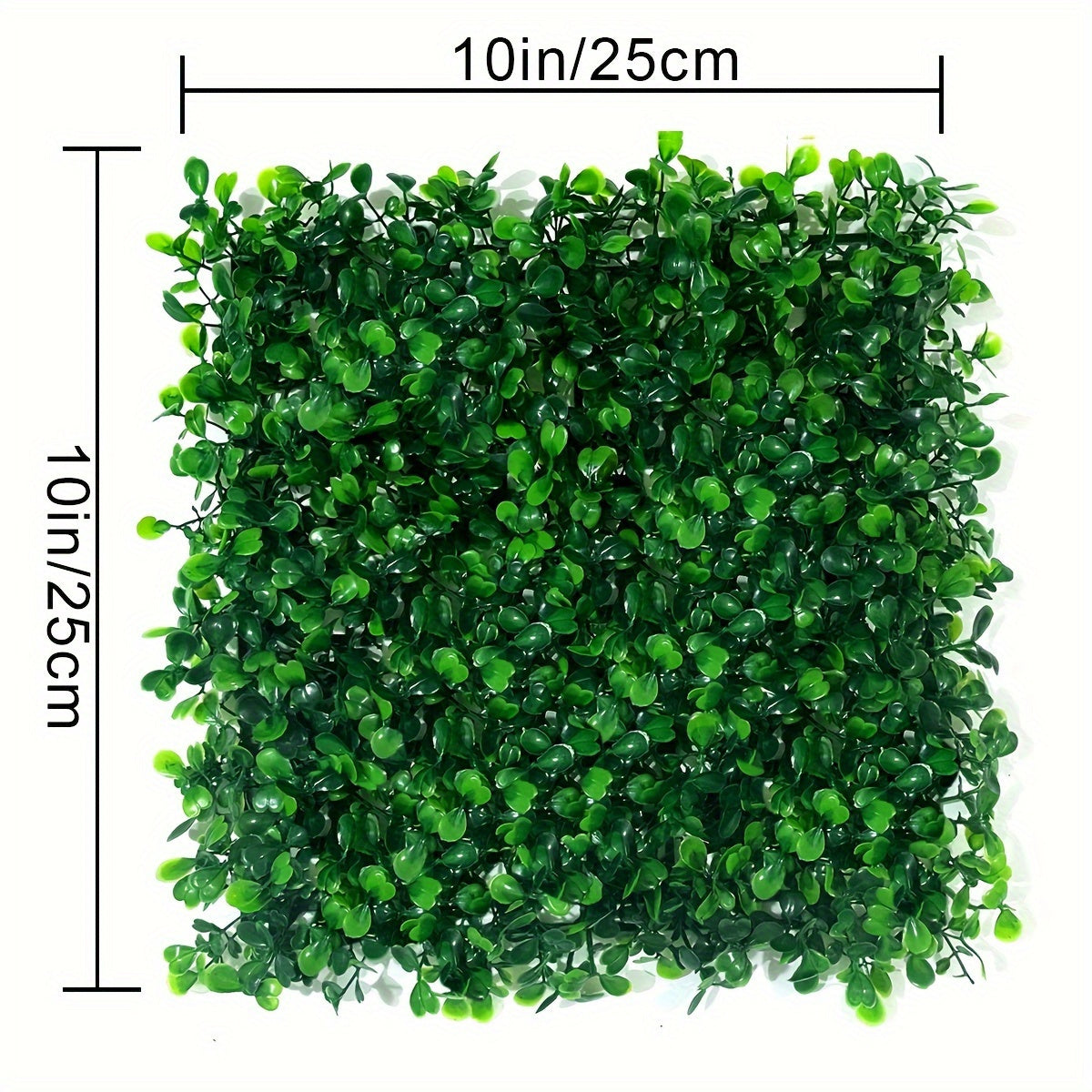 Artificial Boxwood Fence Panels Set UV Protected Green Indoor Outdoor Garden Privacy Decorative