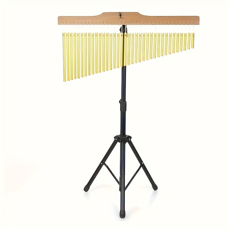 Set de campanas de viento de aluminio de 36 tonos con soporte y mazo para actuaciones musicales