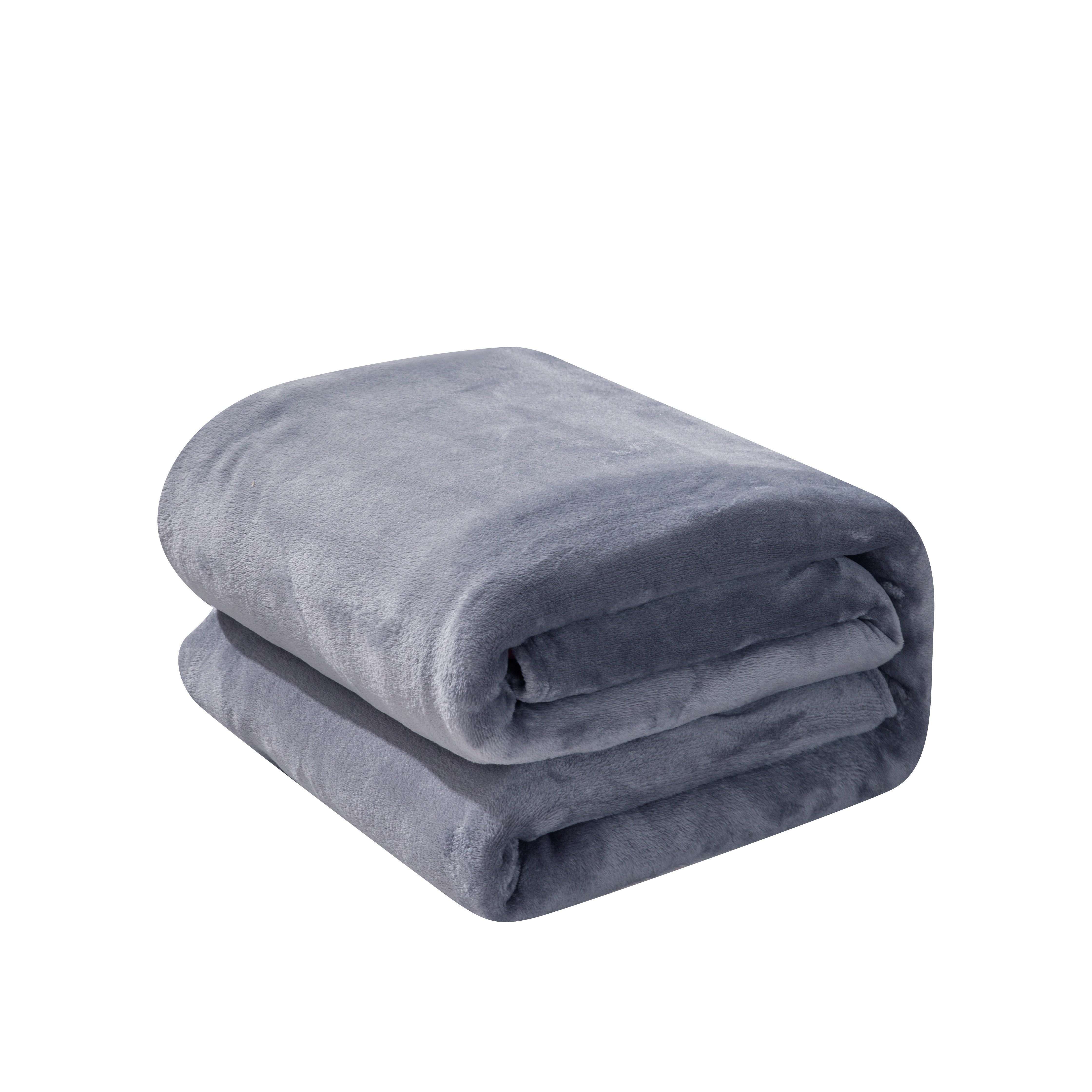 Soft Flannel Blanket for Couch Sofa Bed Camping Travel Cozy Gift