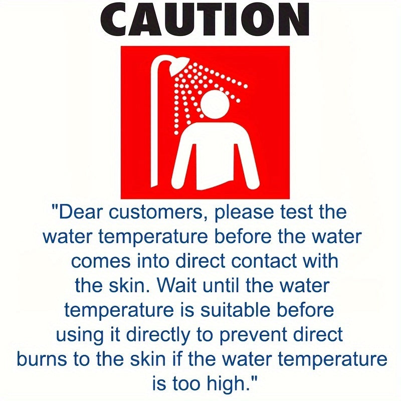 High Pressure Turbo Shower Head with Water Saving Filter for Bathroom and RV