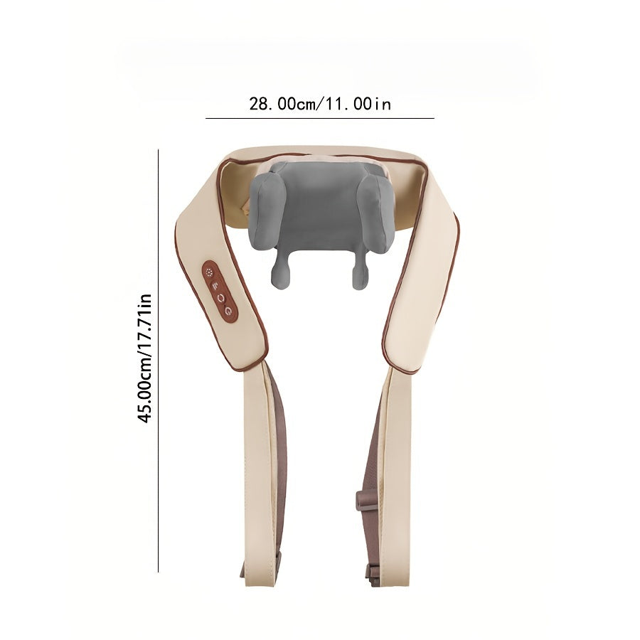 Cordless Neck and Shoulder Massager with Heating and Deep Muscle Relaxation