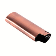 Metal Lighter Shell Durable Metal Case Refillable Lighter Cover Black Golden Tan