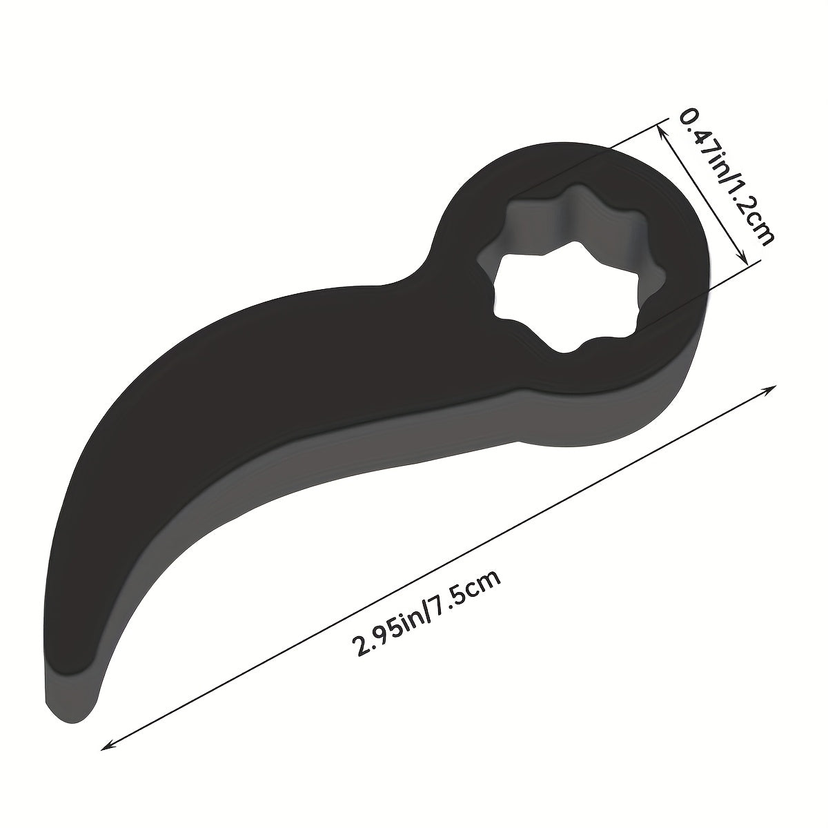 Adjustable Bull Horn Pry Bar Adapter Metal Half Shaft Removal Tool