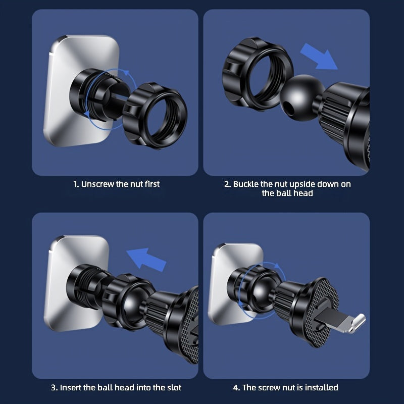 Magnitli avtomobil telefon uchun tutqich orqa qoplama Magsafe mos keladi universal