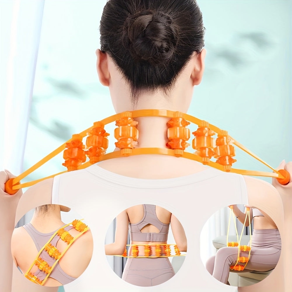 Portable Back Massage Roller Rope for Travel Office Sports Home Use