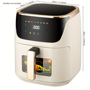 7L Электрическая фритюрница с цифровым дисплеем, здоровое приготовление, идеально для курицы, картофеля фри, крылышек, кухня