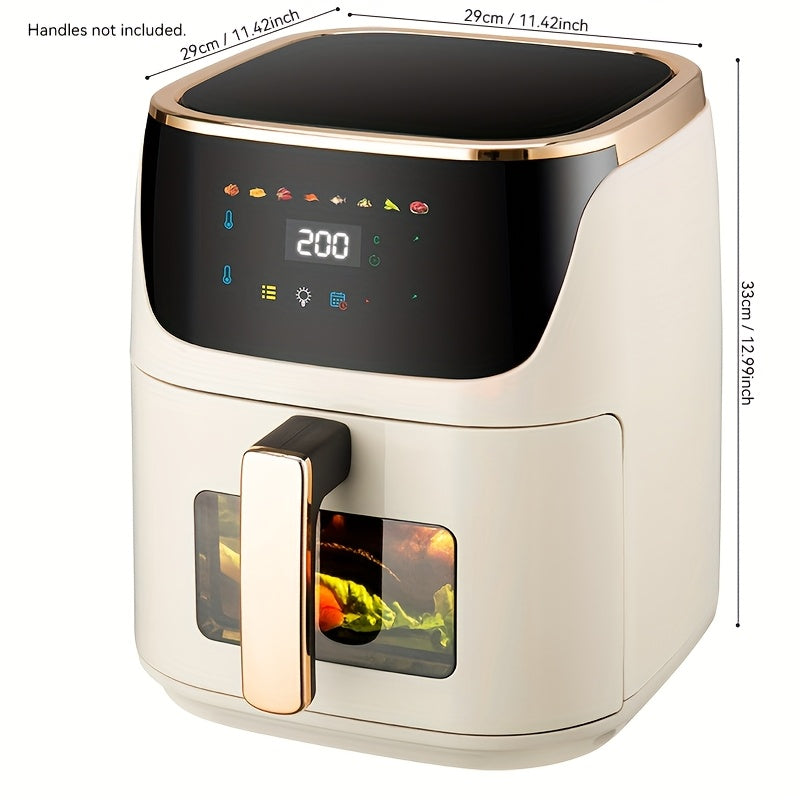 7L Электрическая фритюрница с цифровым дисплеем, здоровое приготовление, идеально для курицы, картофеля фри, крылышек, кухня