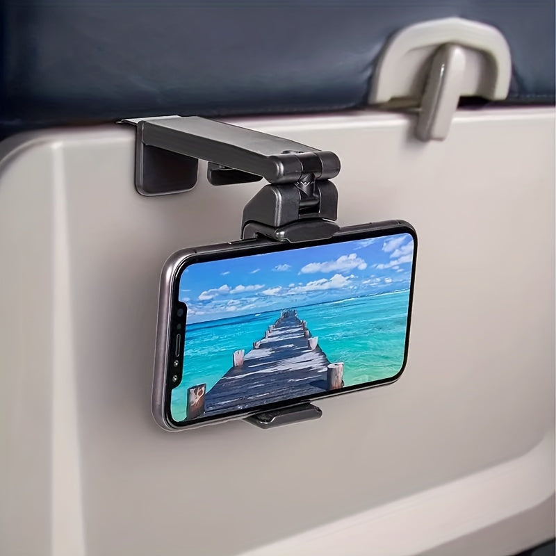 Sayohat va qo'ldan ozod foydalanish uchun universal aviatsiya telefon stendi tutqichi