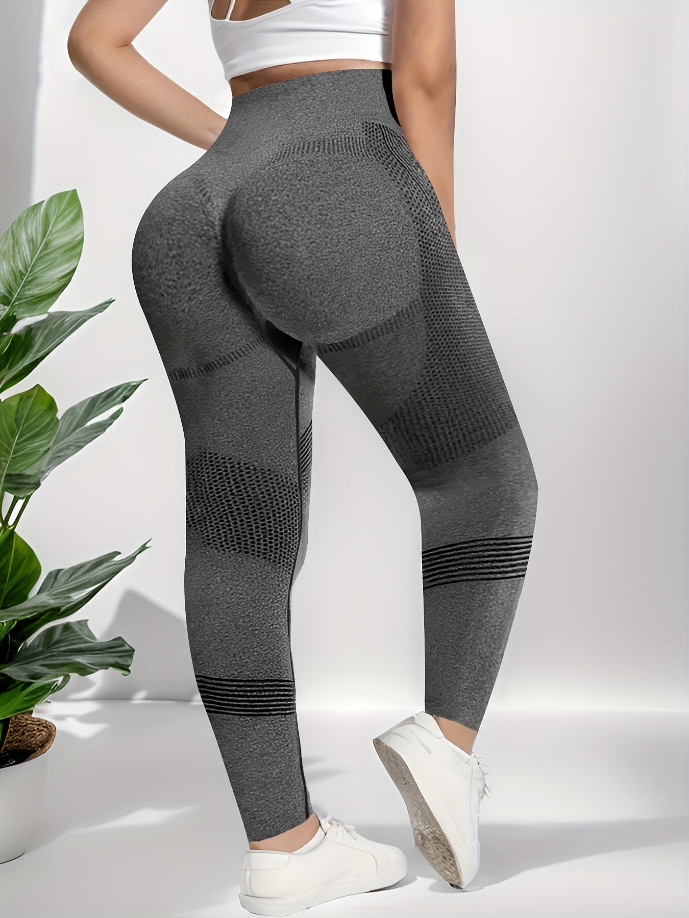 Plus Size Skinny Leggings Women High Waist Stretchy Casual Spring Summer Pack of 3