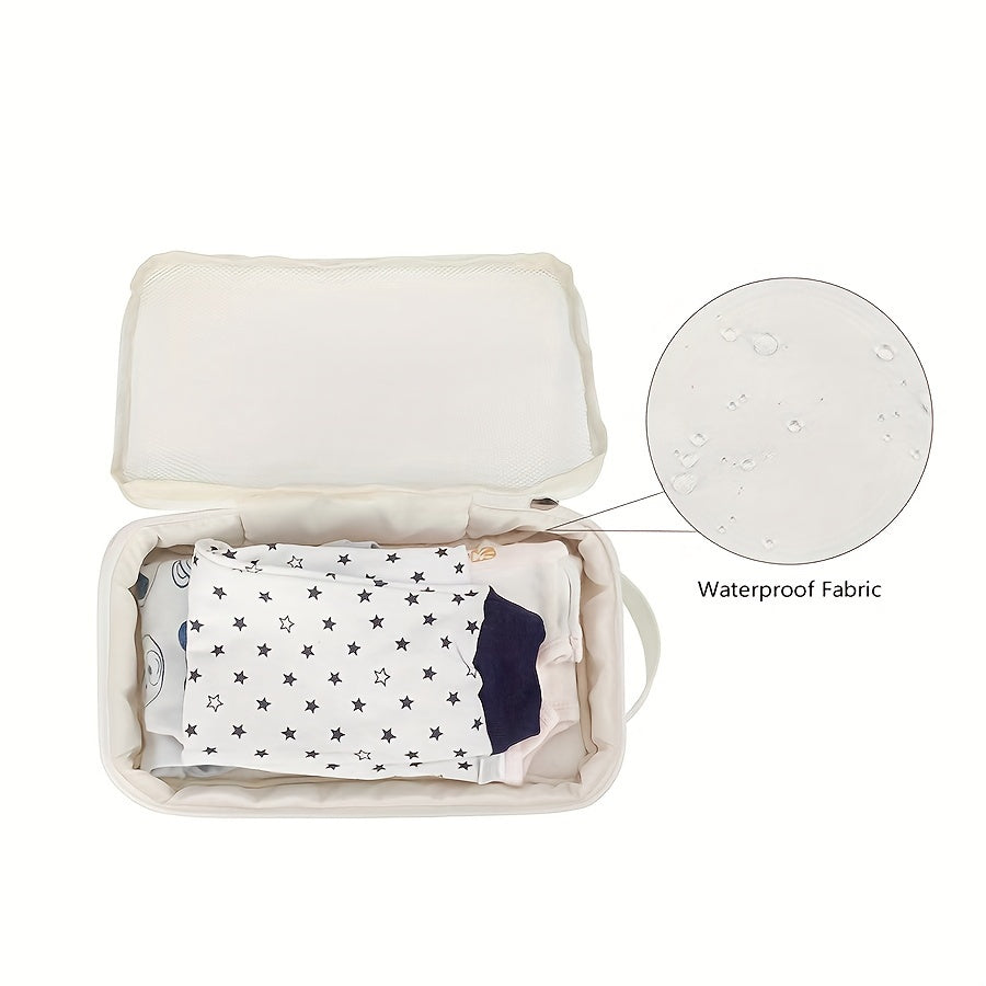 Waterproof Polyester Travel Organizer Bag with Compartments for Clothing and Essentials