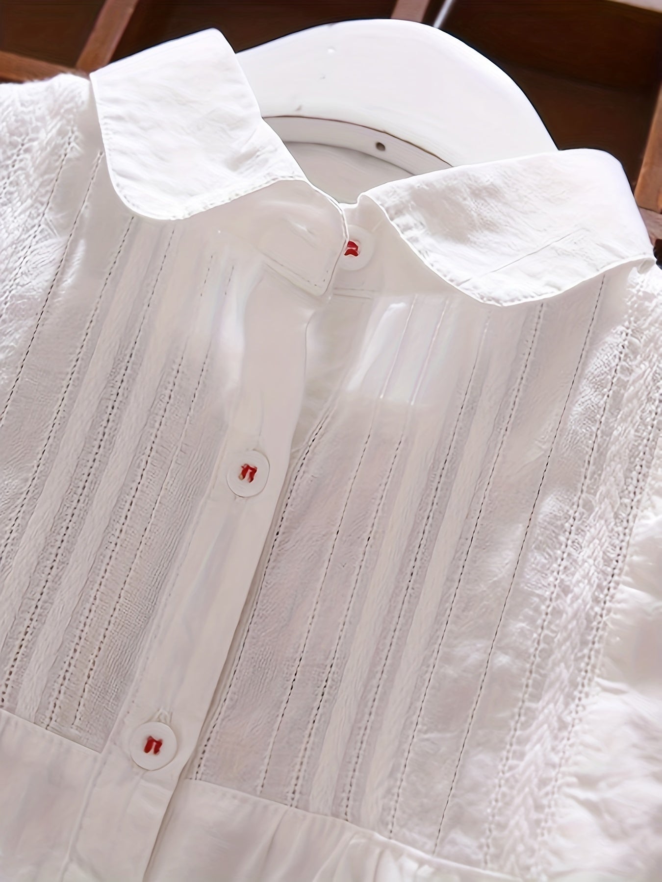 Девочки длинный рукав тканая рубашка однотонная повседневная для весны, лета, осени