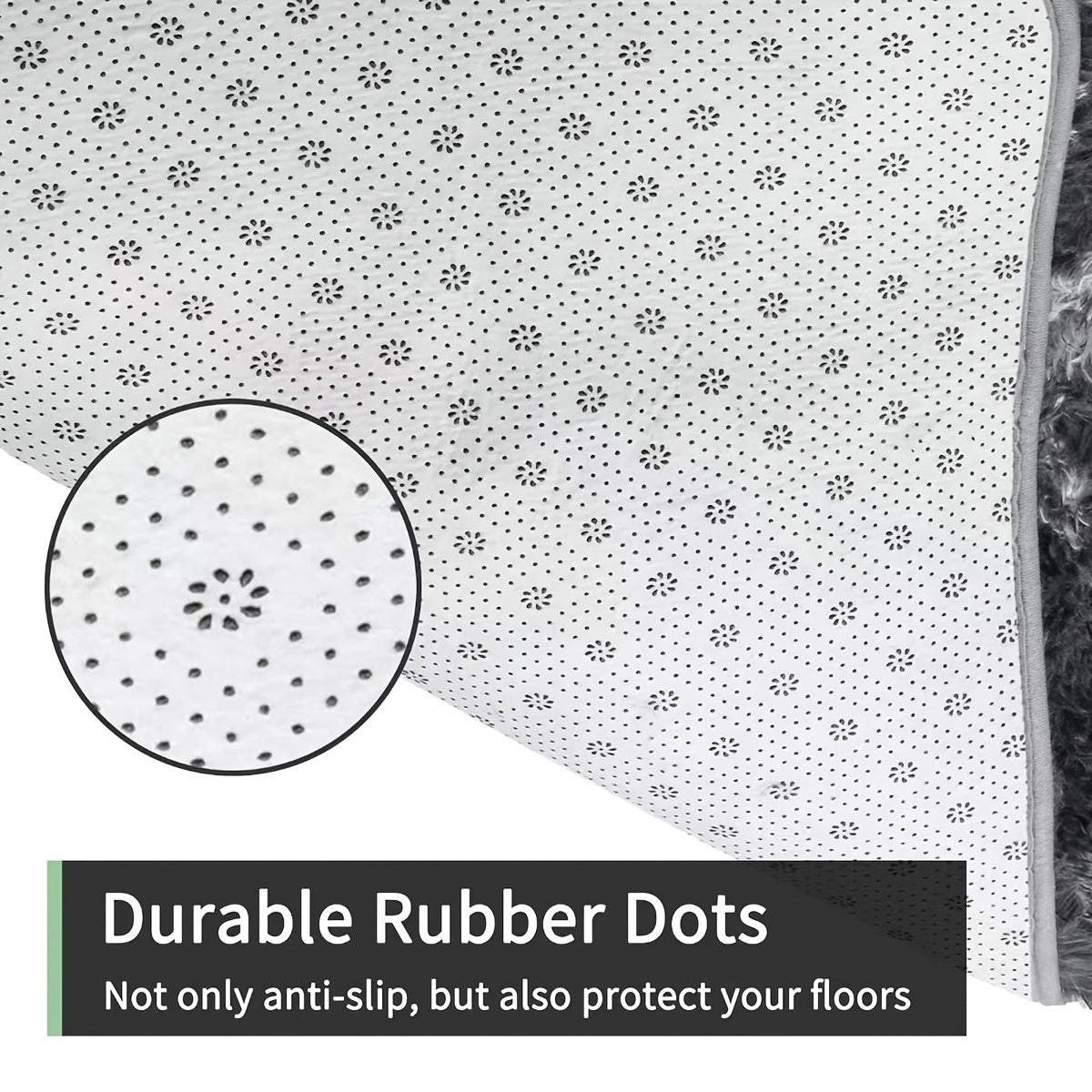 Yashash xonasi, yotoqxona, yotoqxona, dormitoriya uchun qora shag soha gilam, sirpanchiq bo'lmagan, yumshoq, yuviladigan