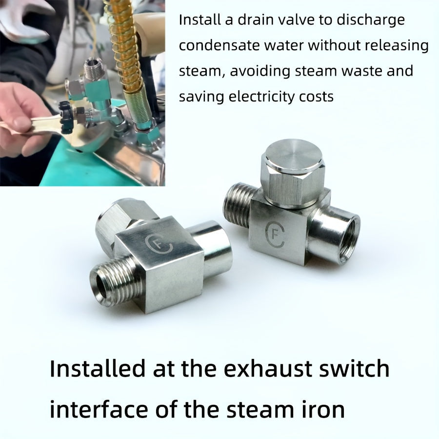 Metal Energy-Saving Drain Valve for Steam Iron Condensate, Durable, Easy to Install