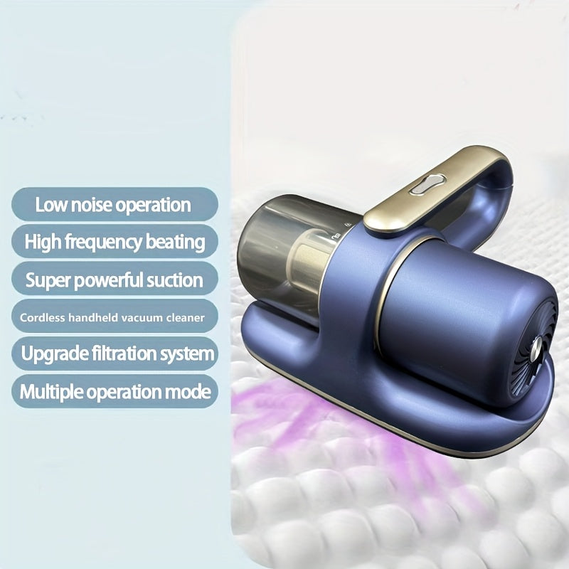 2025 Aspiradora de mano mejorada con fuerte succión, carga USB para asientos de coche, pelo de mascotas